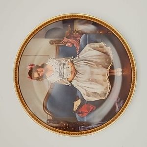 Edwin M Knowles China Co. Waiting at the Dance Norman Rockwell Porcelain Plate